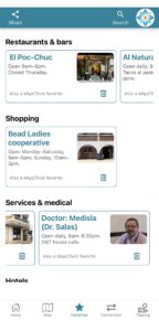 Mapchick App Save your Favorite